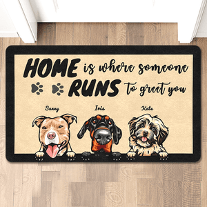 custom dog doormat