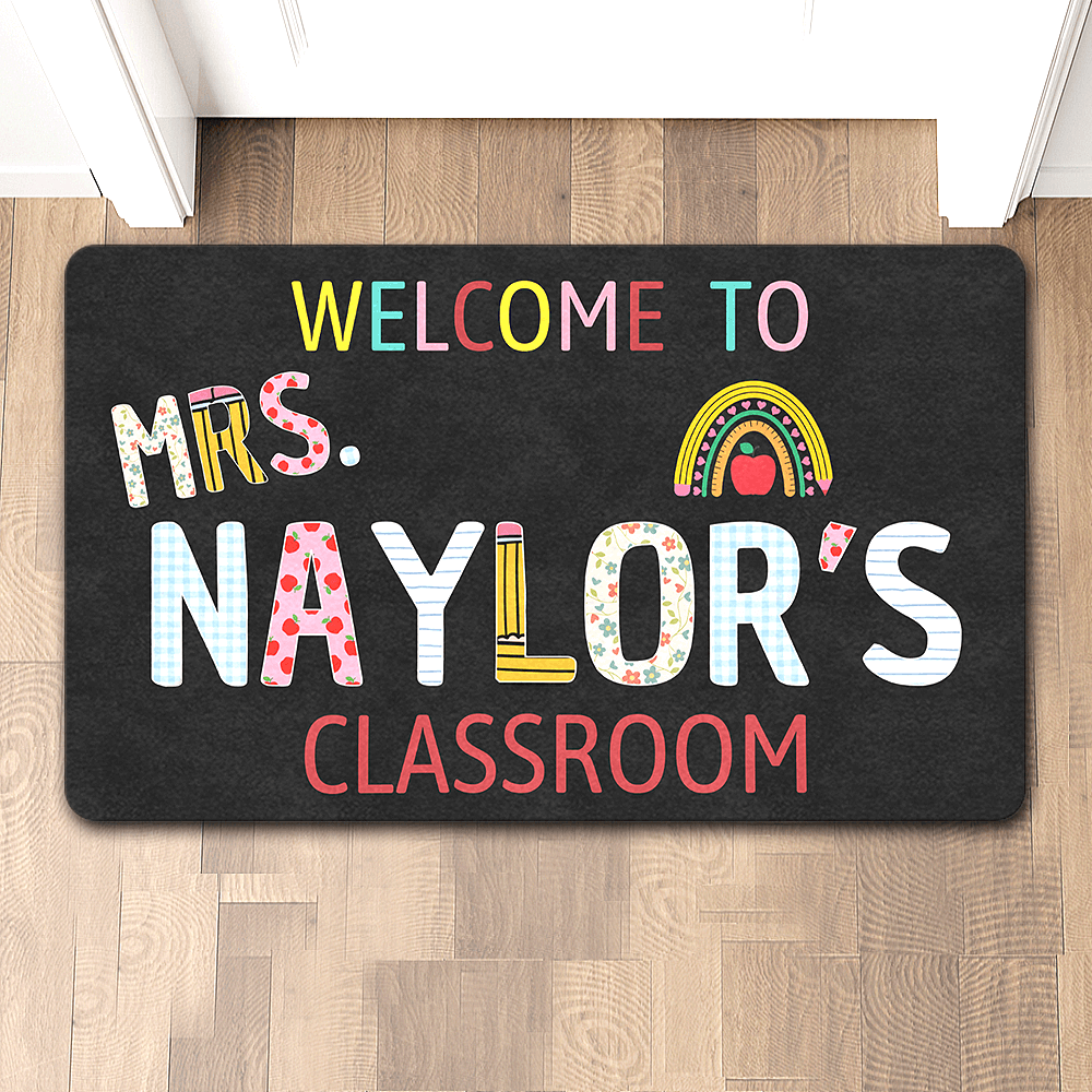 custom classroom doormat