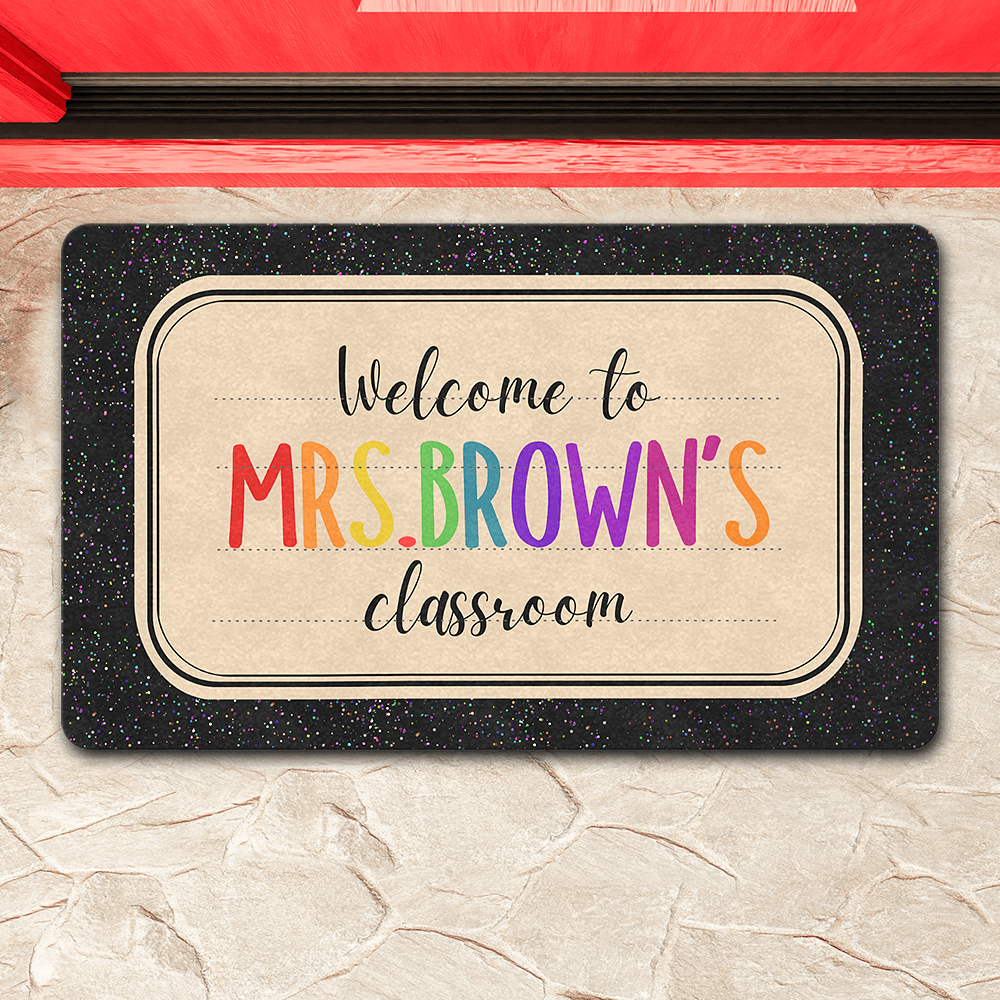 custom classroom doormat