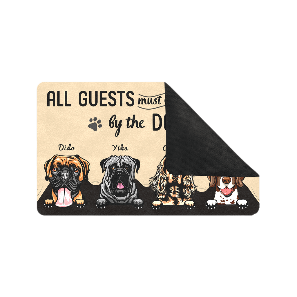 All Guest Be Approved Dog Custom Funny Dog Doormat