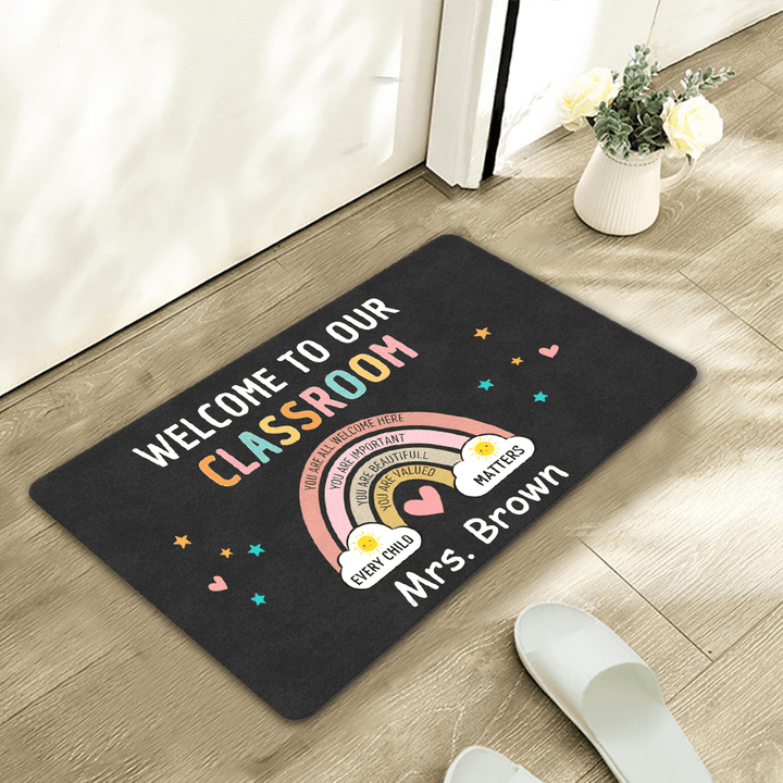 Custom Teacher Door mat