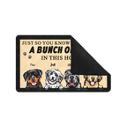 custom dog doormat