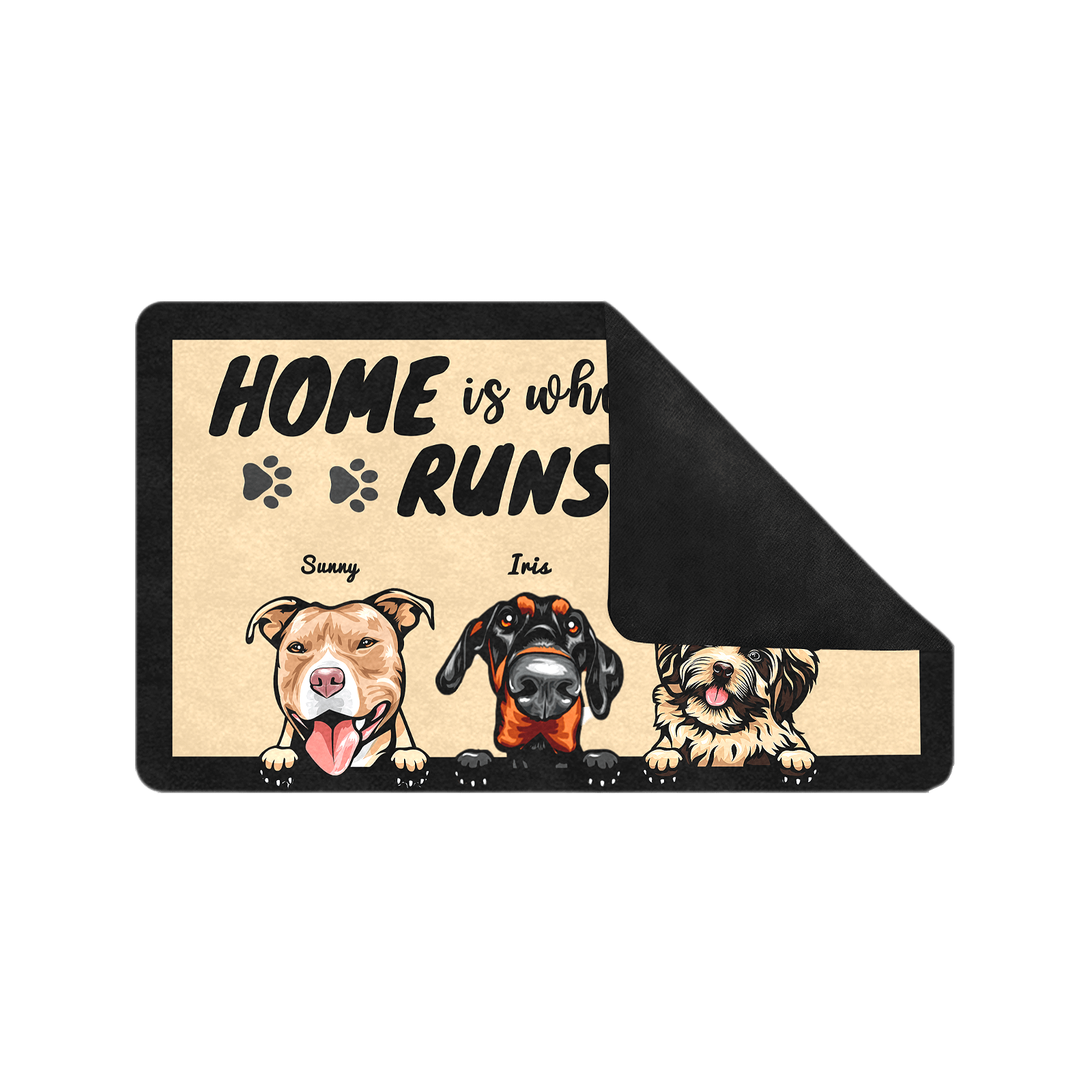 custom dog doormat