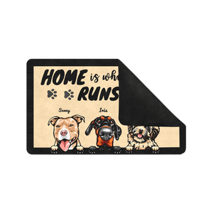 custom dog doormat