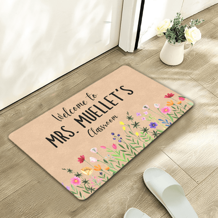 personalized classroom doormat