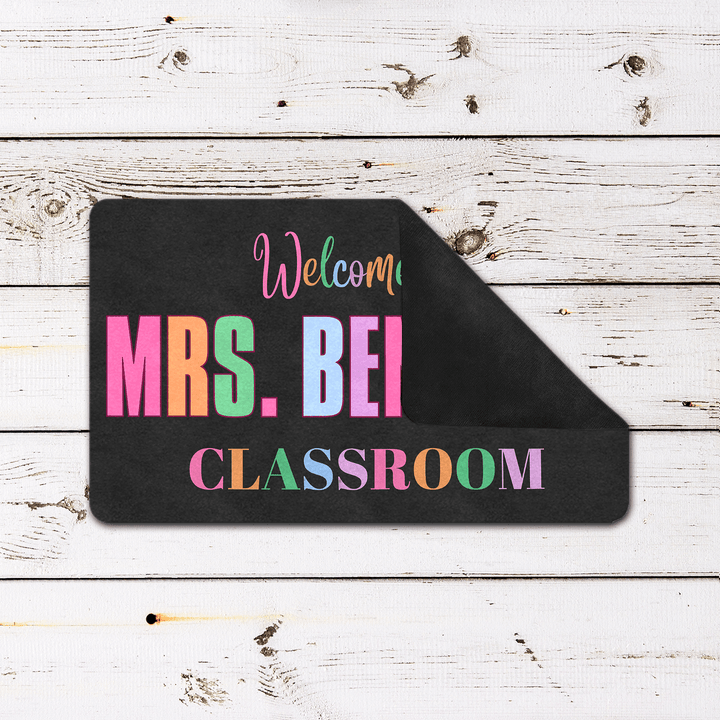 personalized classroom doormat