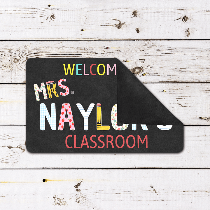 custom classroom doormat