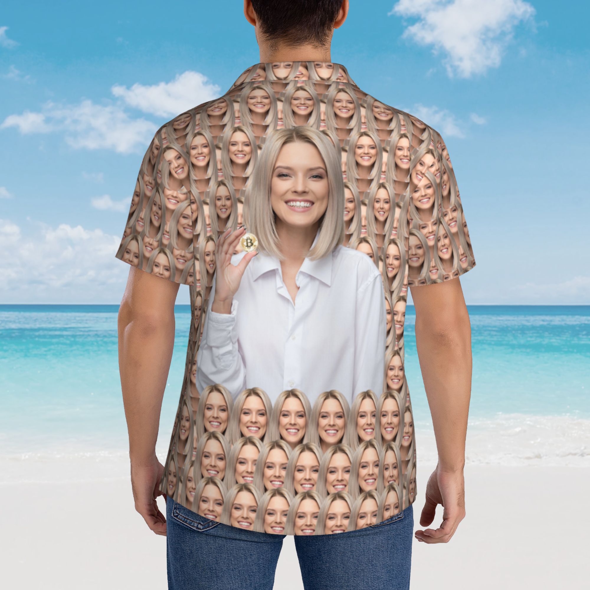 Mash Face Custom Photo Hawaiian Shirts