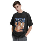 Personalised family name t shirts Retro Custom Bootleg Rap Tee
