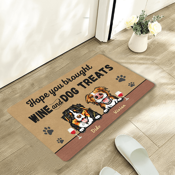 custom dog doormat