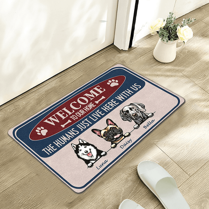 custom dog doormat