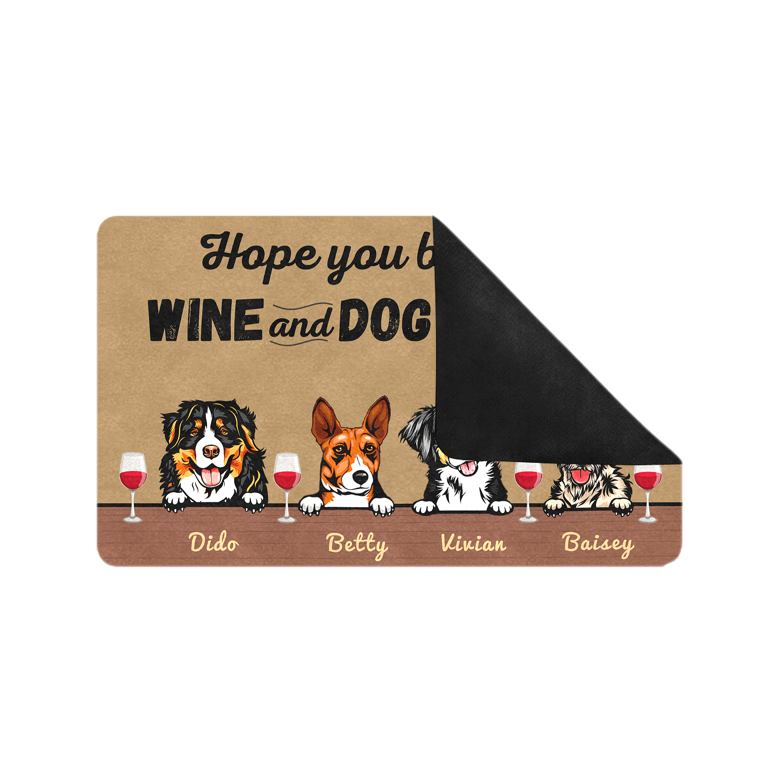 custom dog doormat
