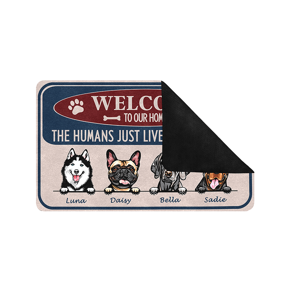 custom dog doormat