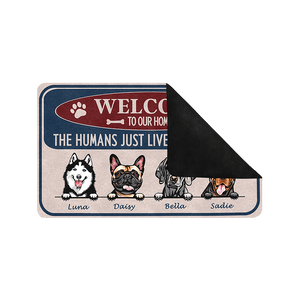 custom dog doormat