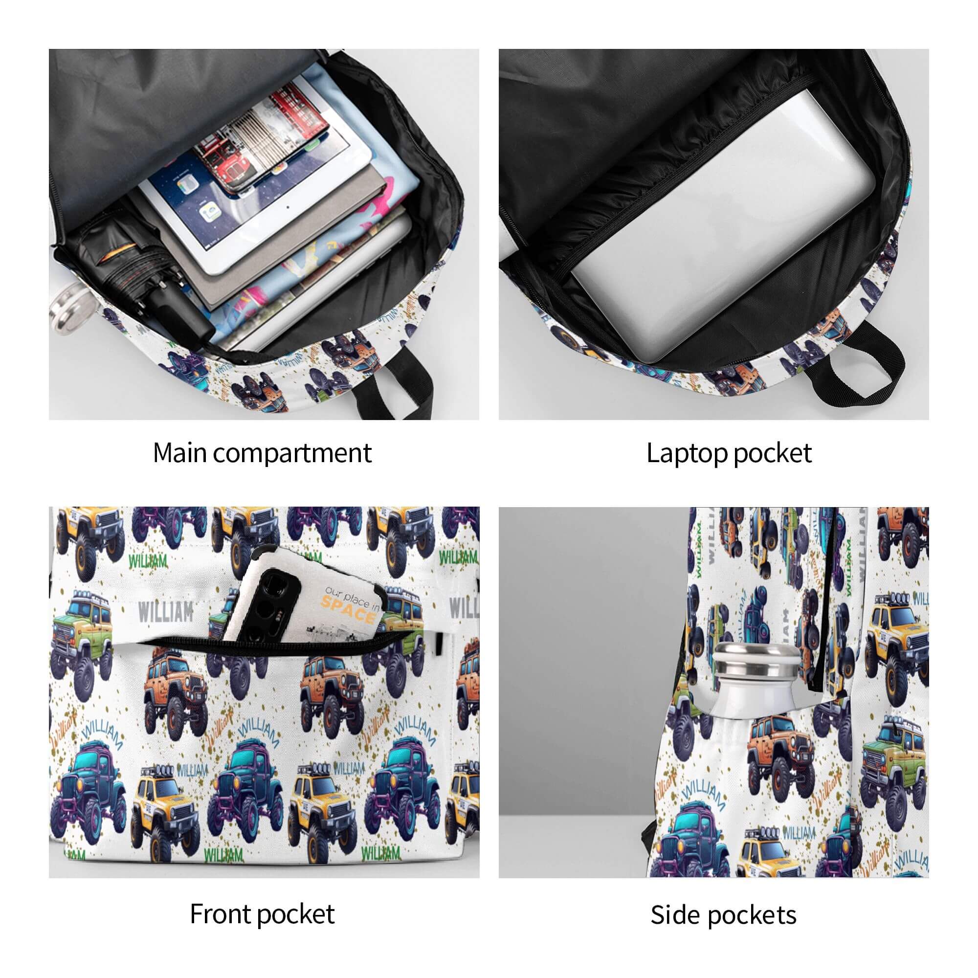 personalized backpack