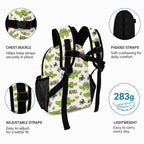 Crocodile Pattern Kids Backpack