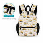 Easter Construction Trucks Kids Backpack