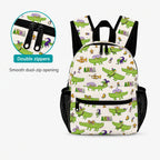 Crocodile Pattern Kids Backpack
