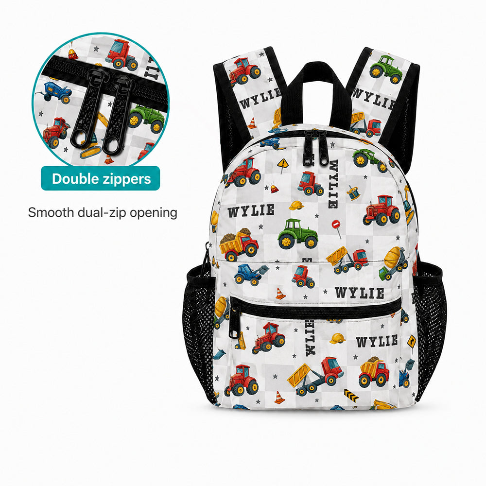Construction Truck Kids Backpack
