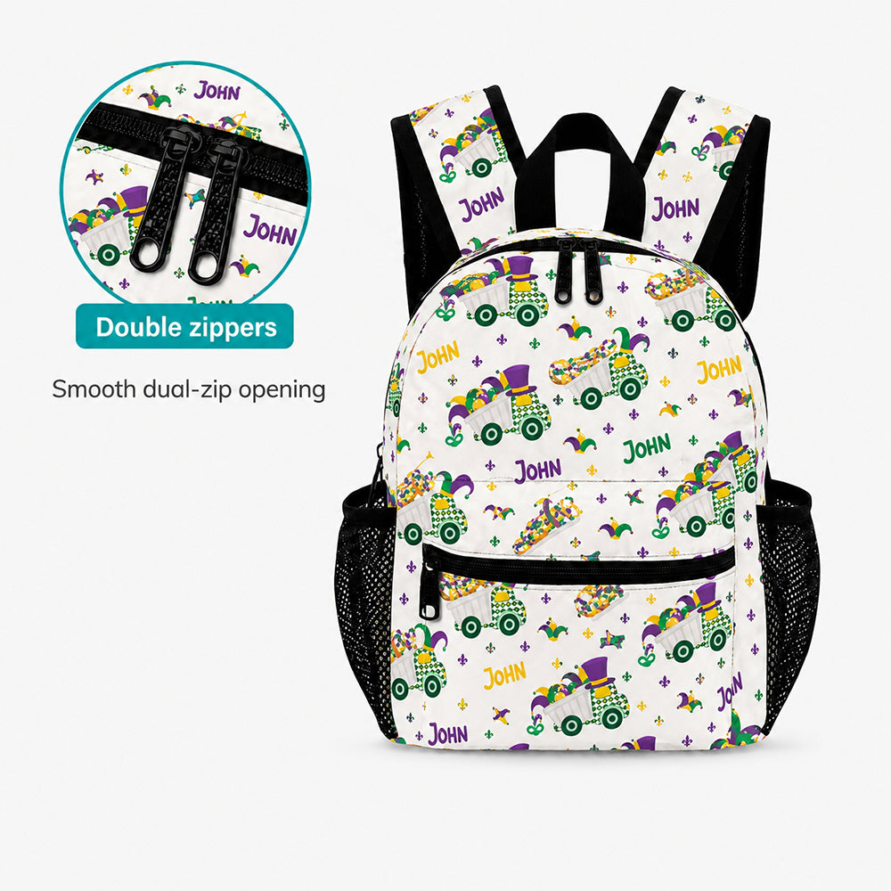 Mardi Gras Truck Kids Backpack