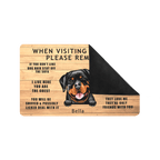 custom dog doormat