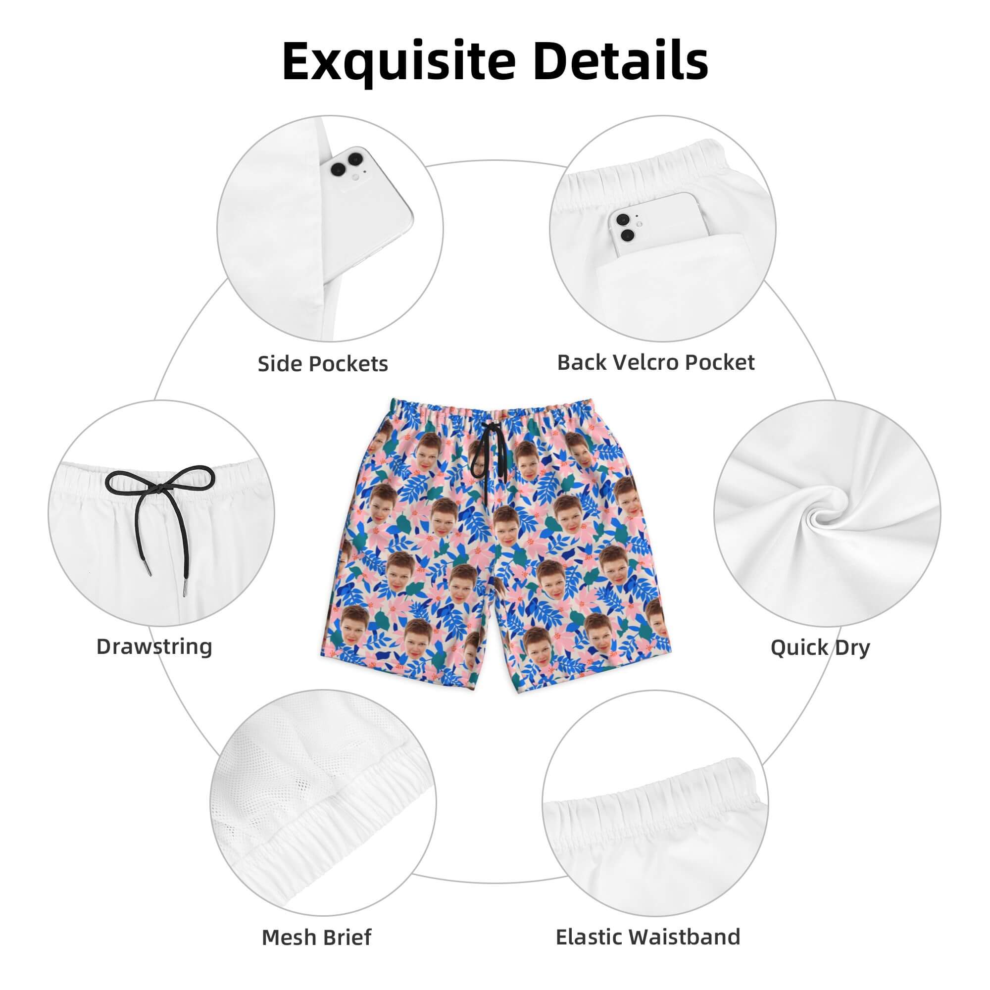 custom swimming trunks