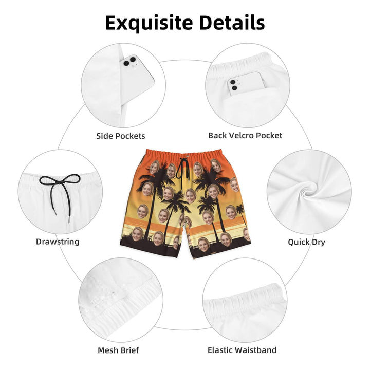 custom swimming trunks