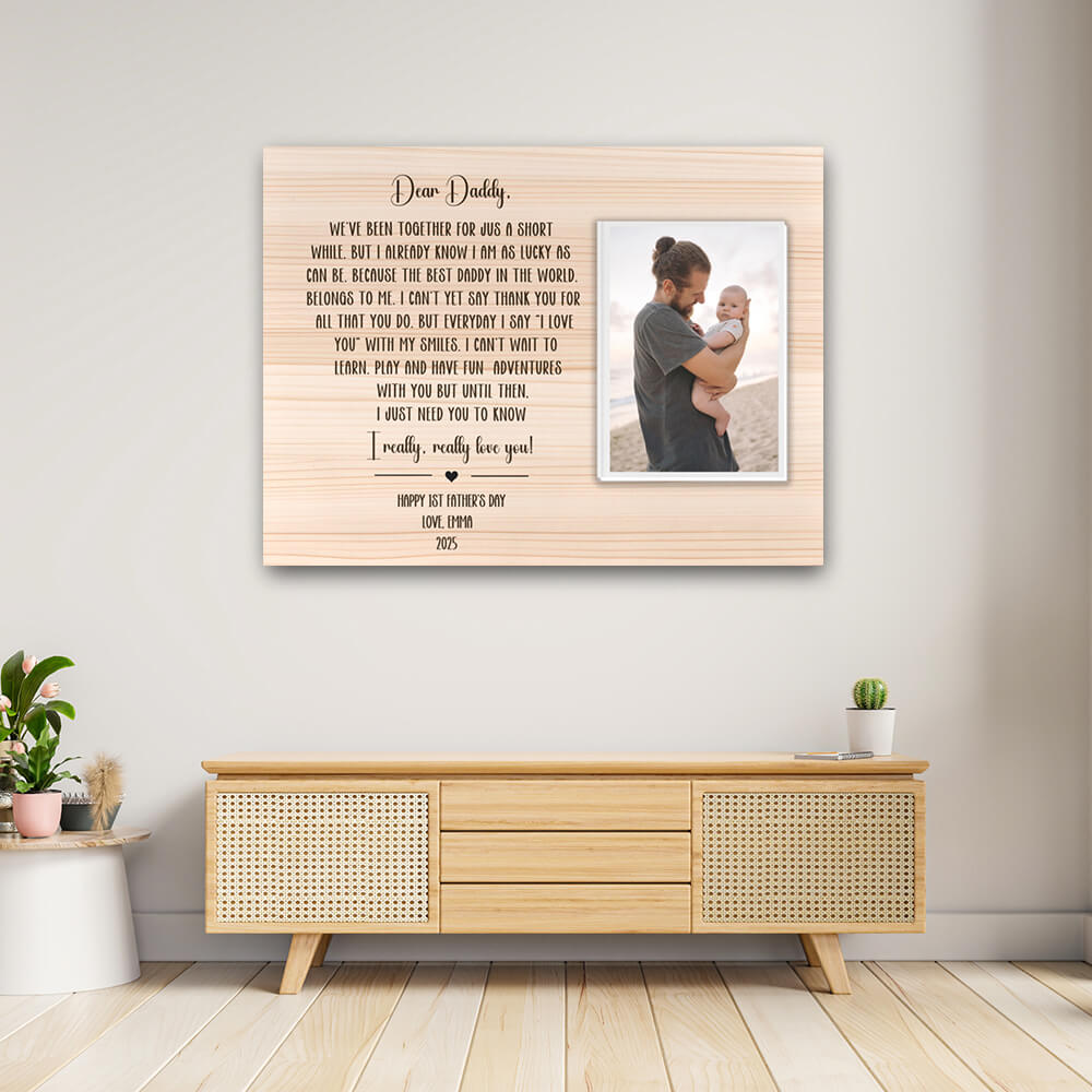 custom dad canvas