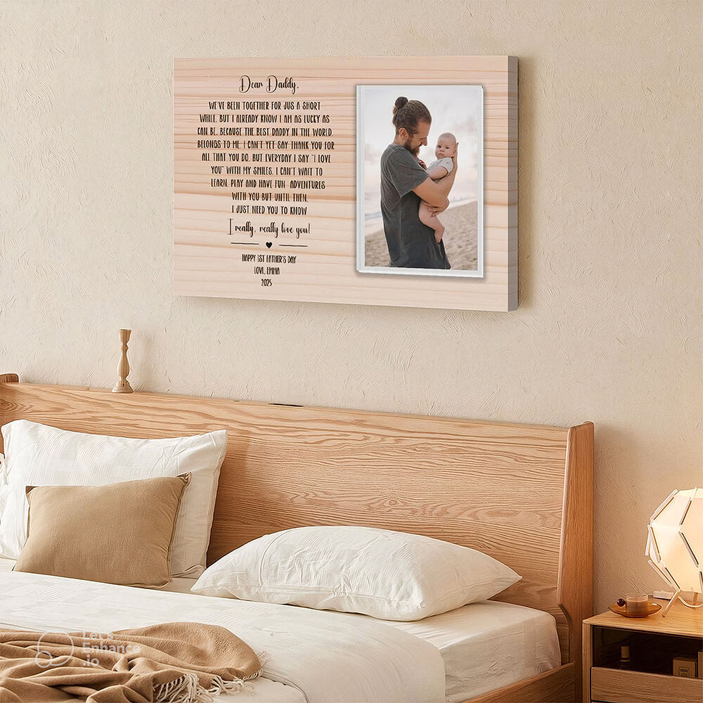 custom dad canvas