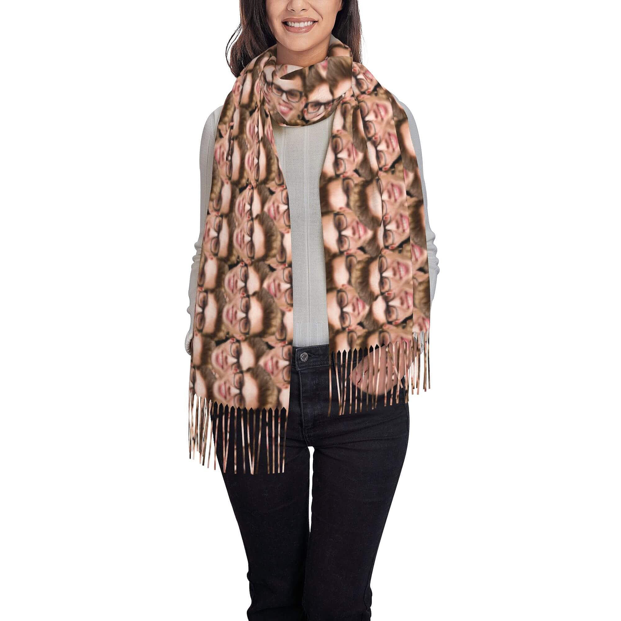 custom photo scarf