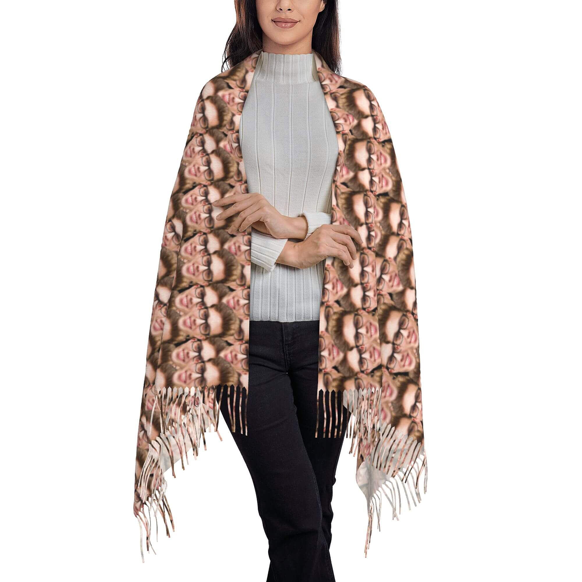 custom photo scarf