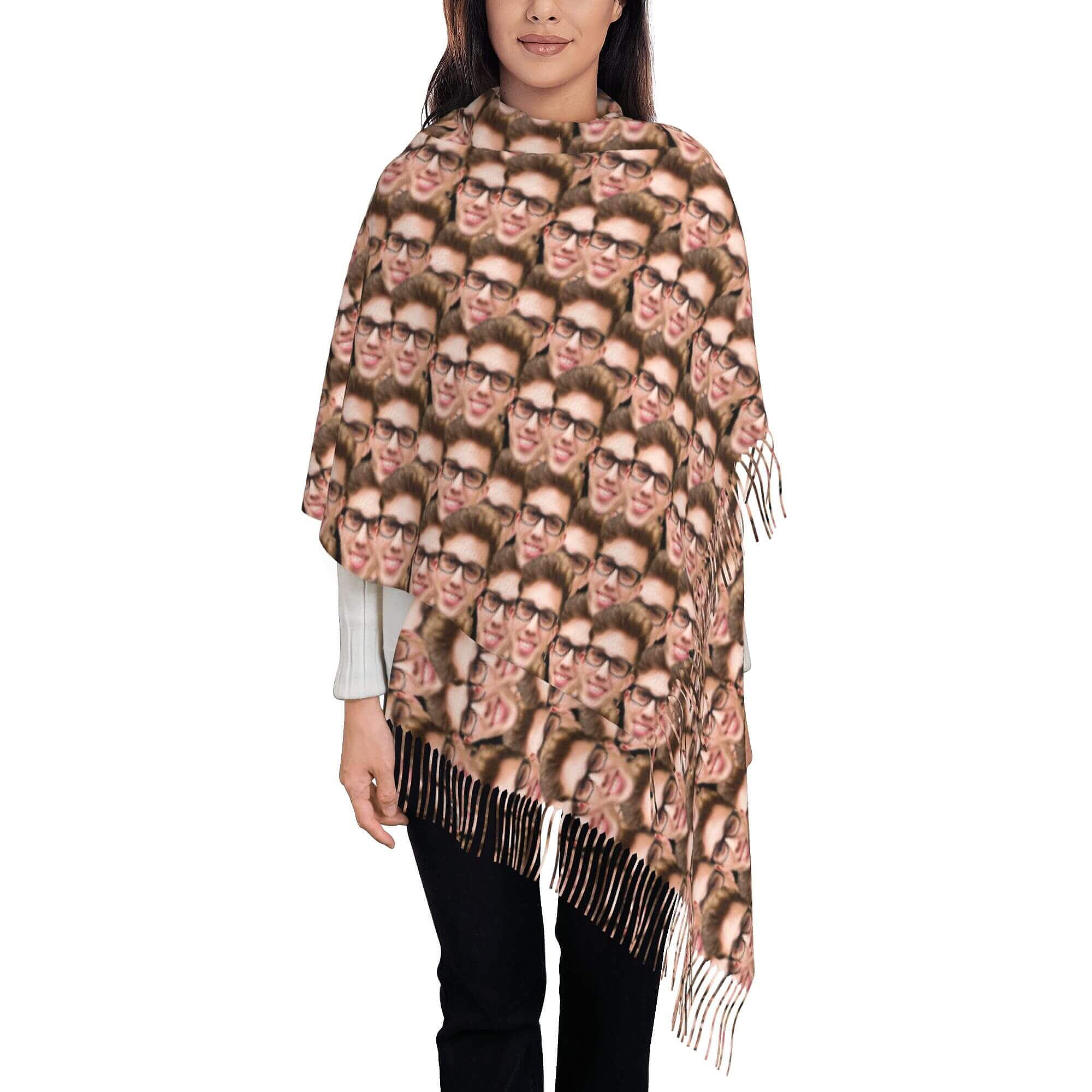 custom photo scarf