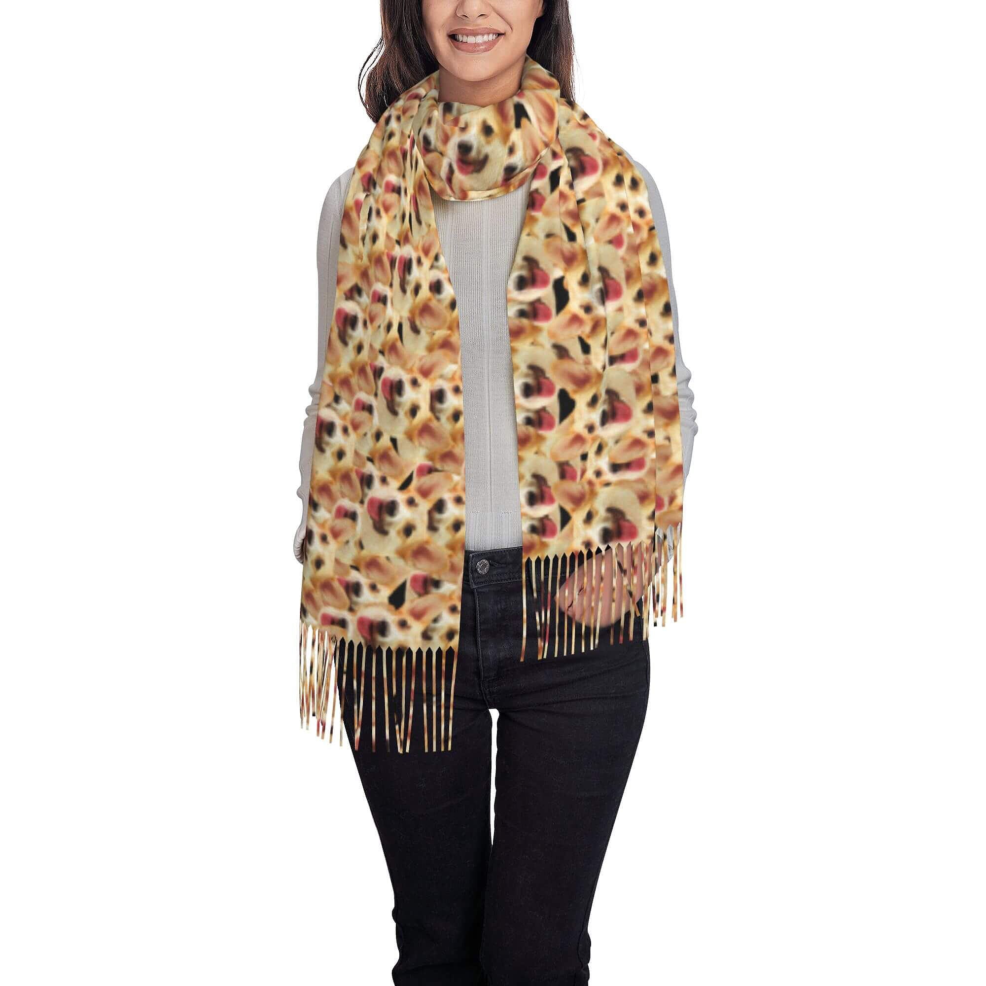 custom photo scarf