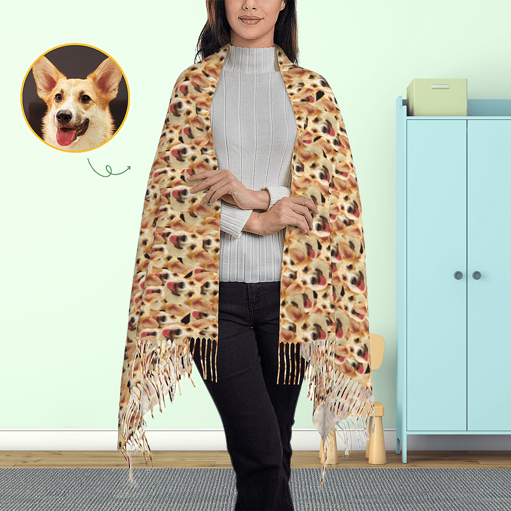 custom photo scarf