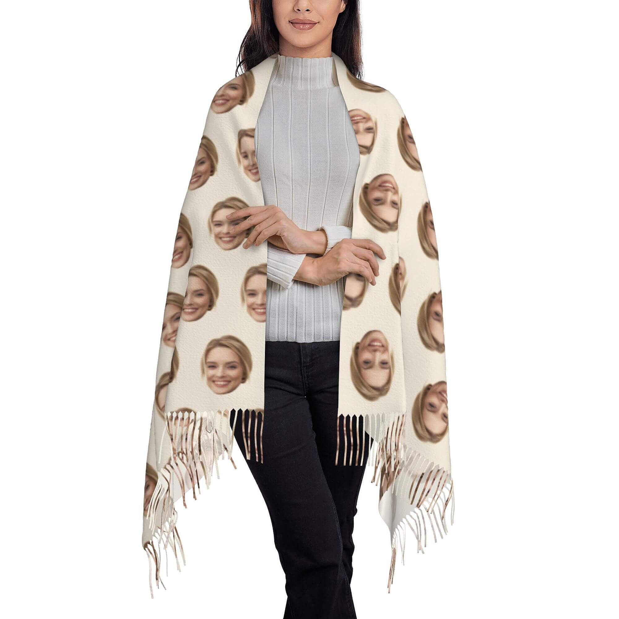 custom photo scarf