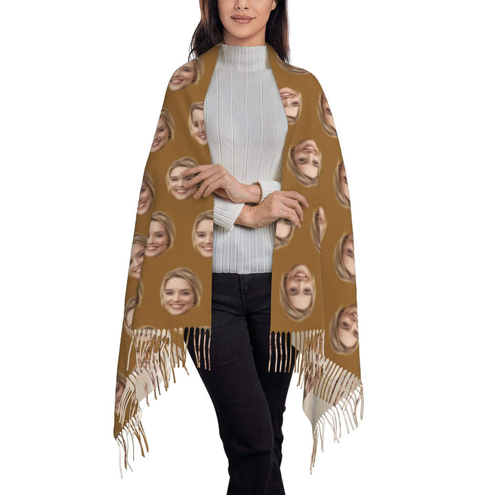 custom photo scarf