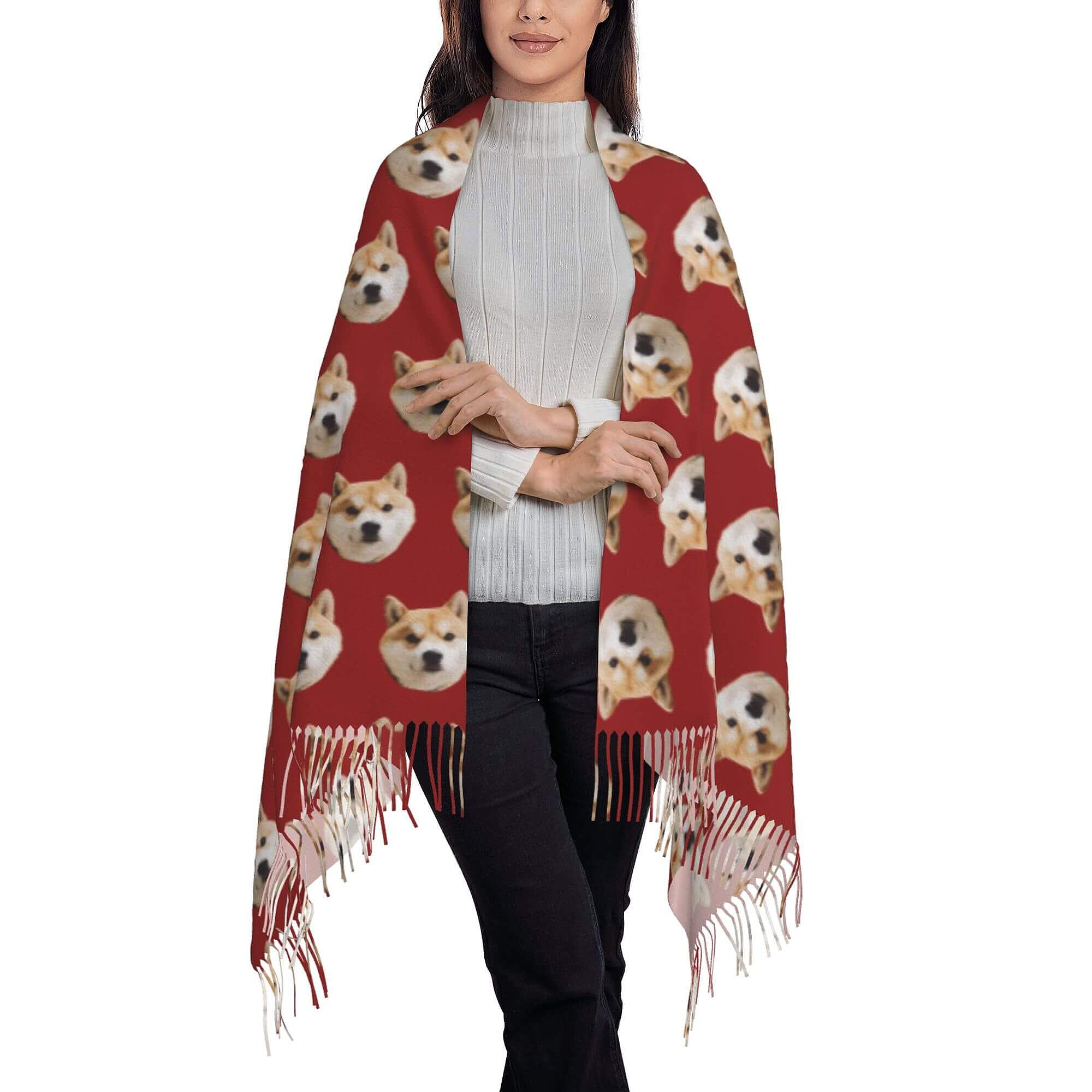 custom photo scarf