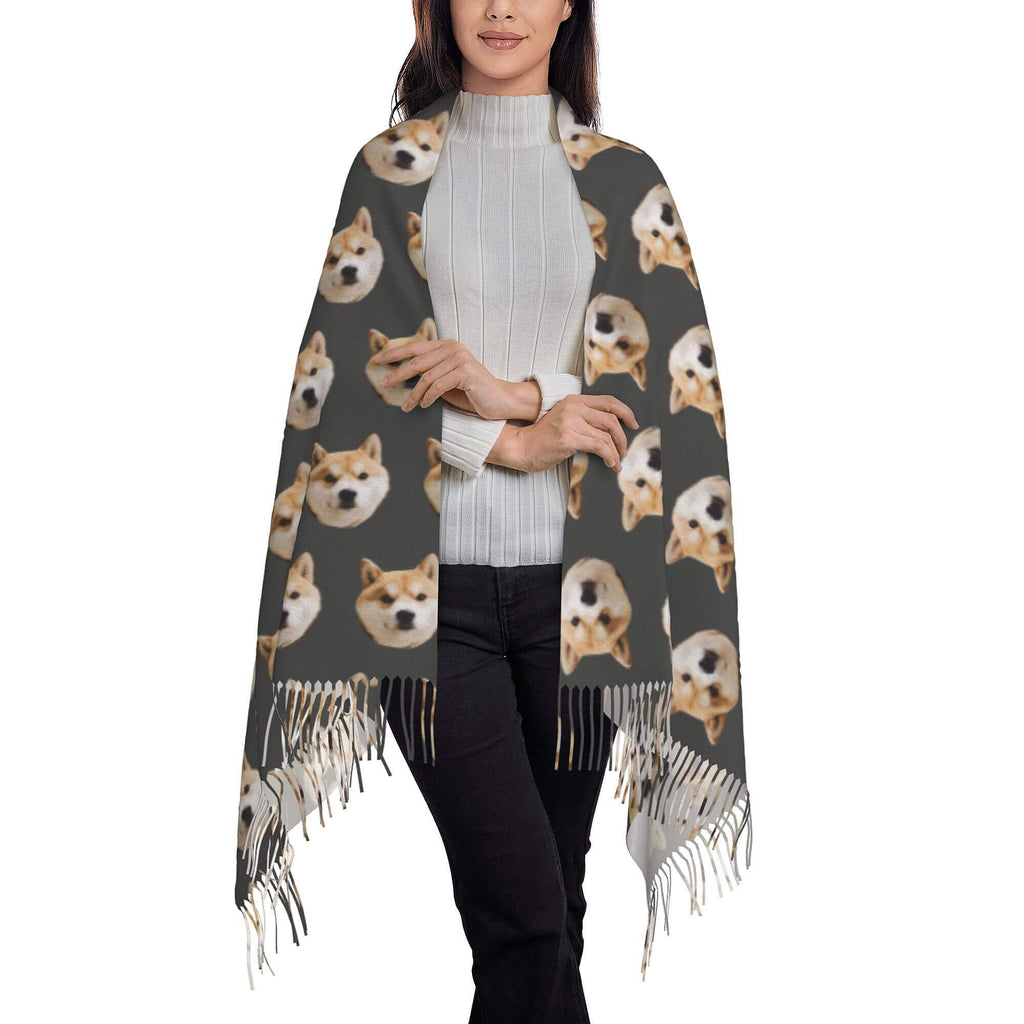 custom photo scarf