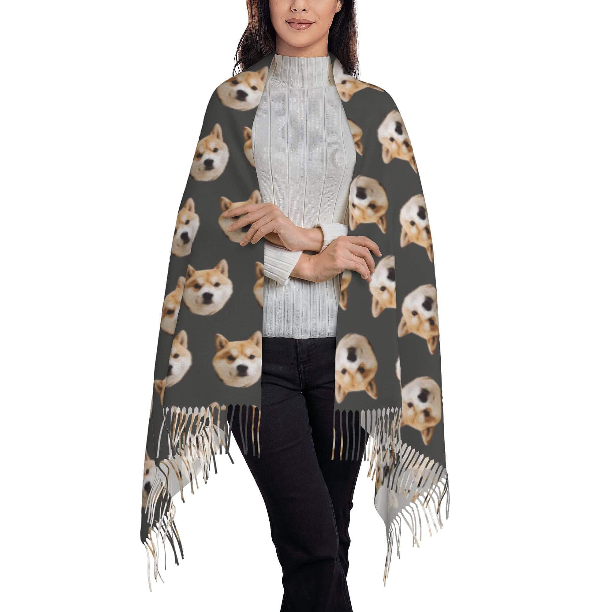 custom photo scarf