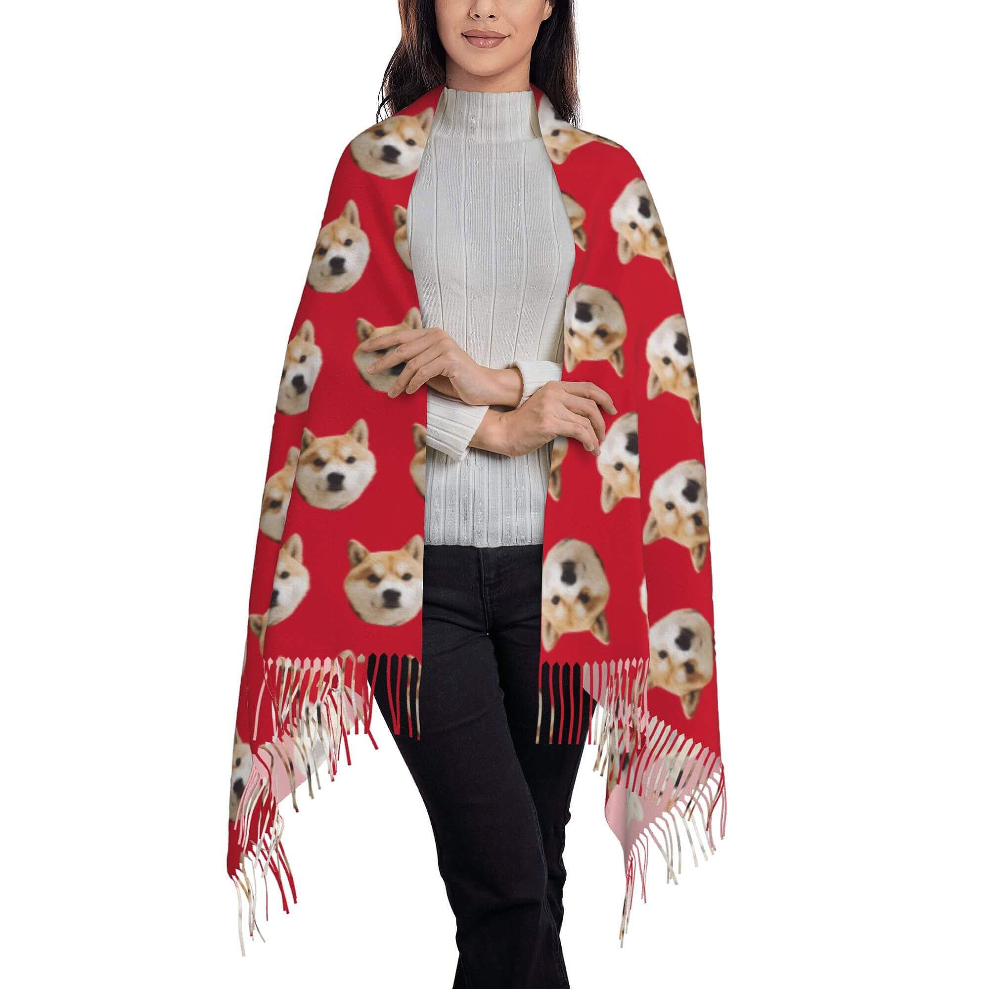custom photo scarf