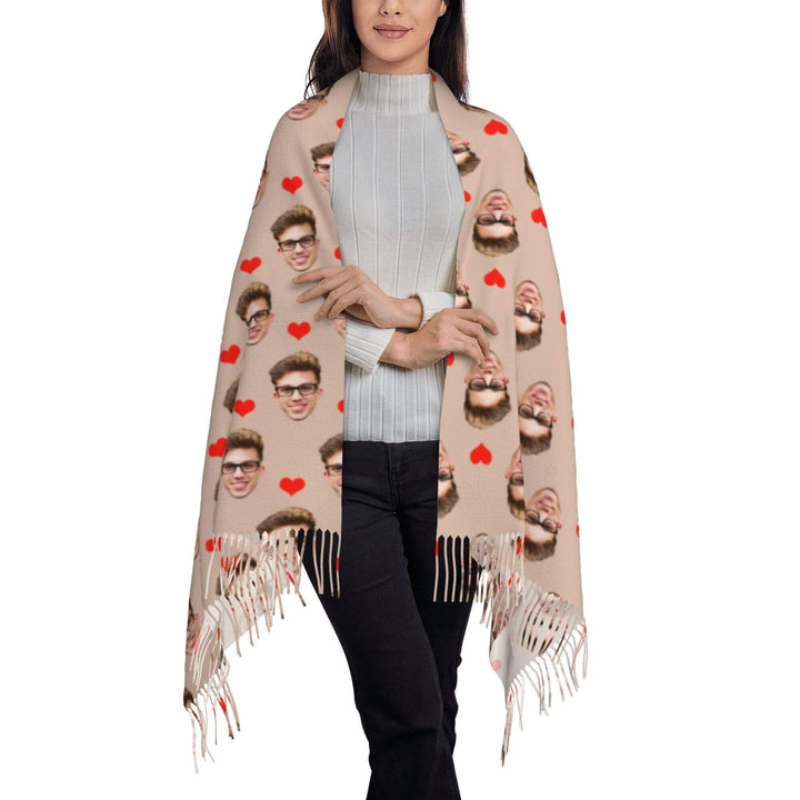 custom photo scarf