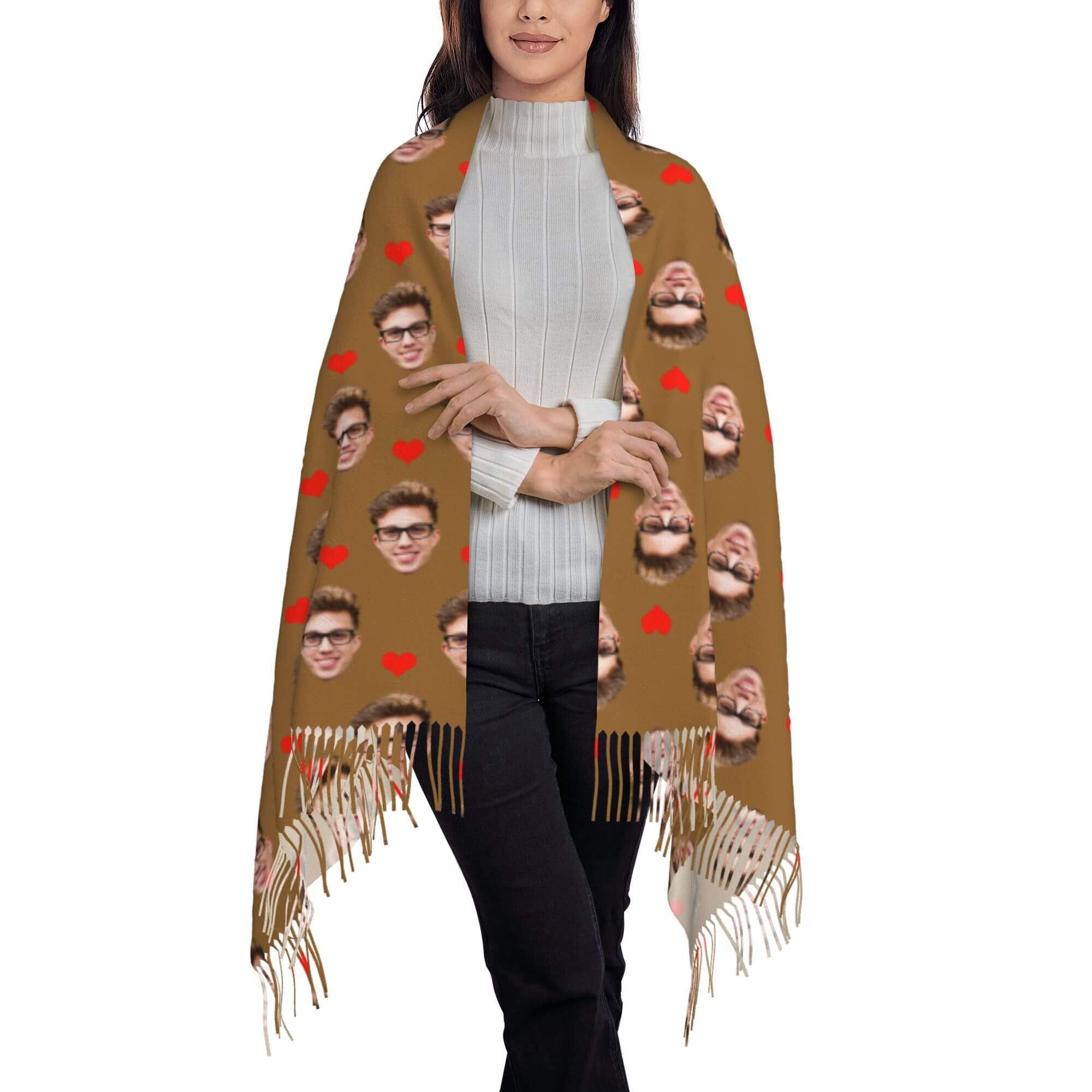 custom photo scarf
