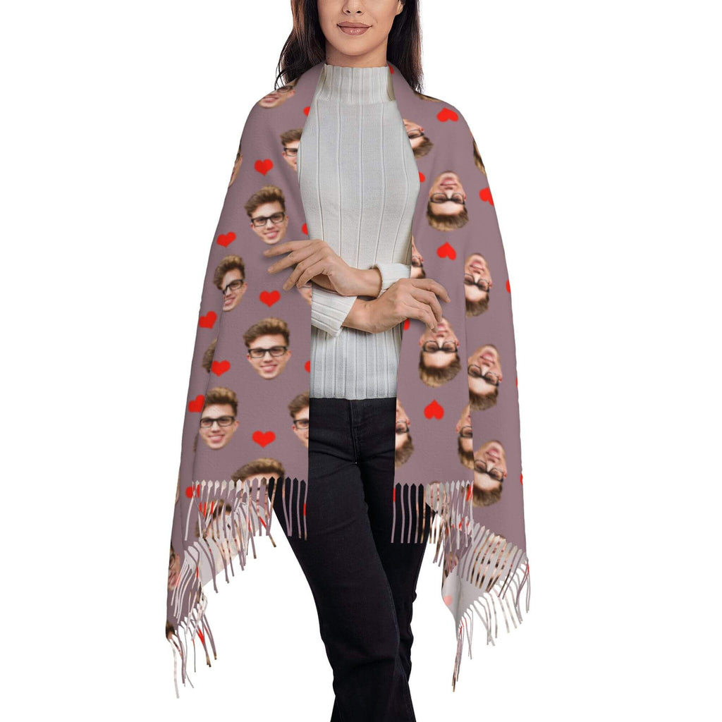 custom photo scarf