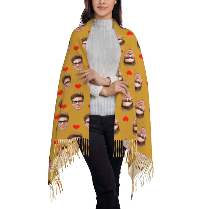 custom photo scarf