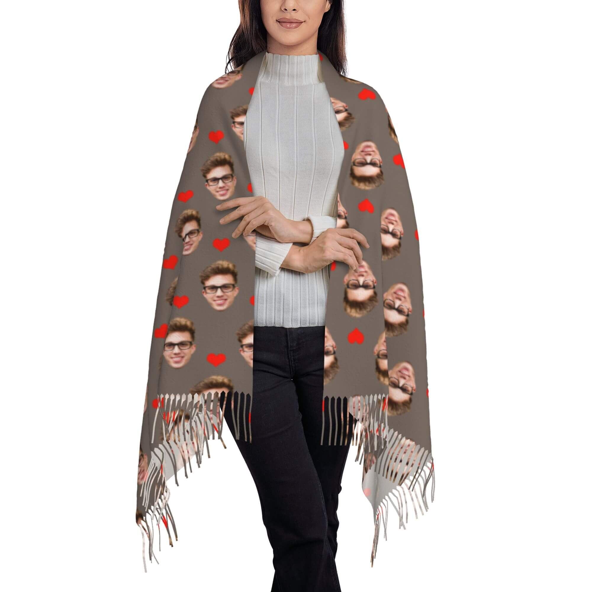 custom photo scarf