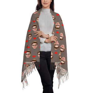custom photo scarf