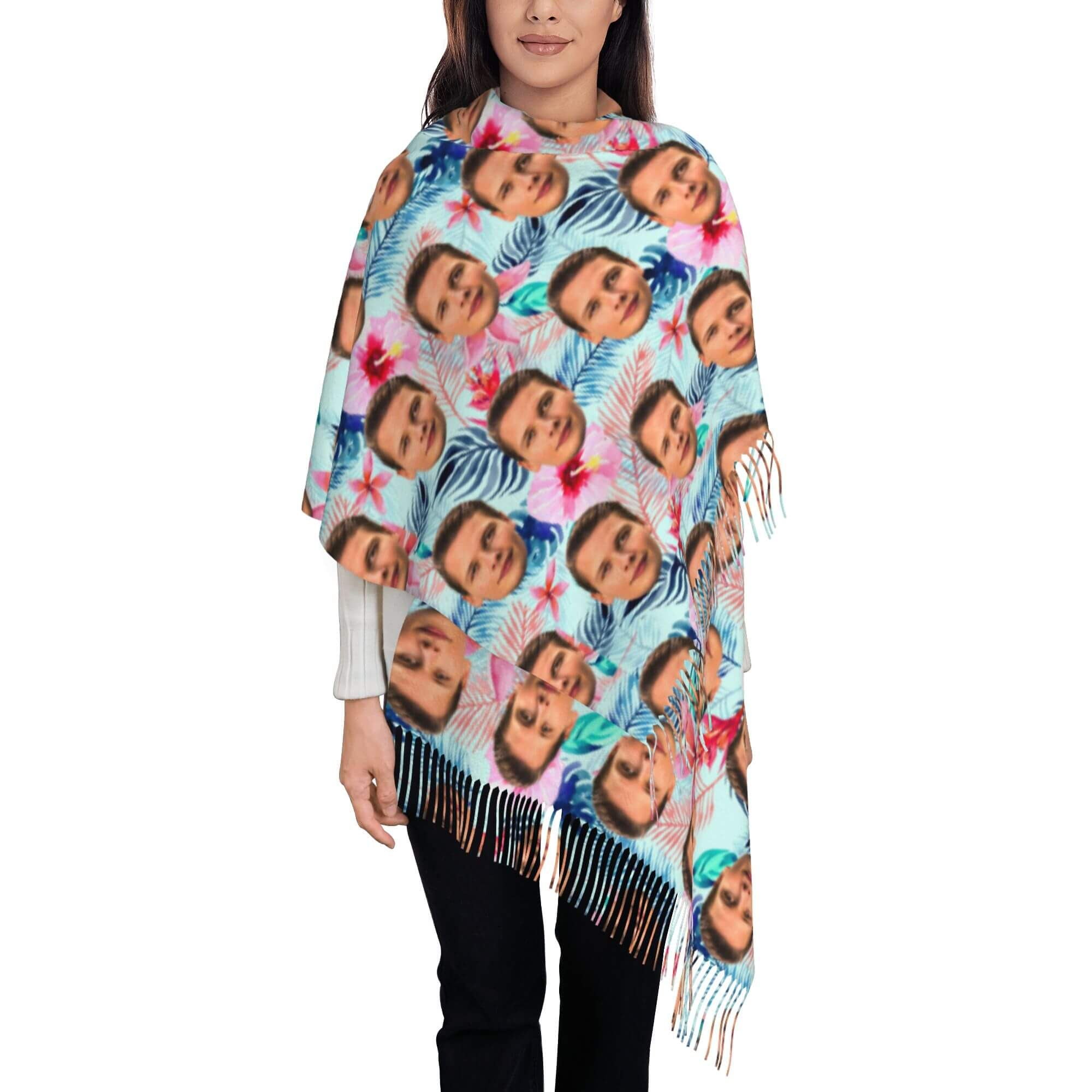 custom photo scarf