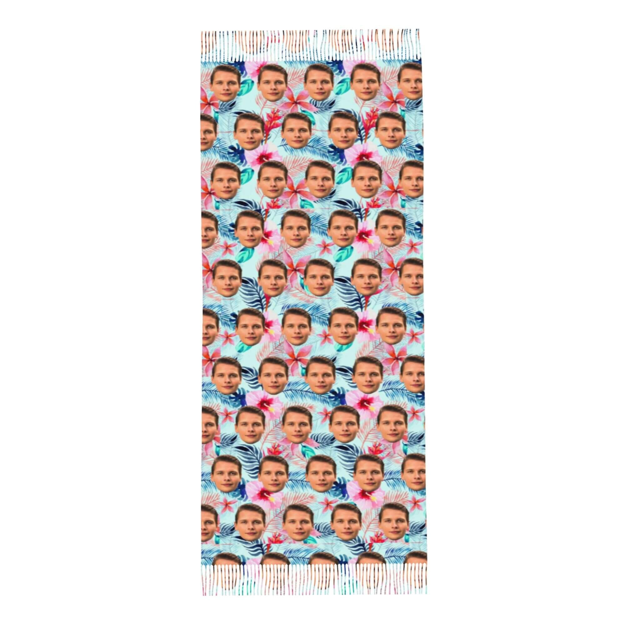 custom photo scarf