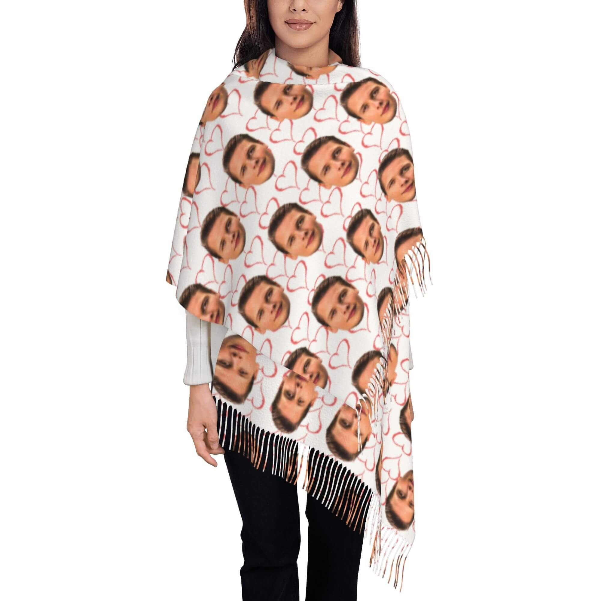 custom photo scarf