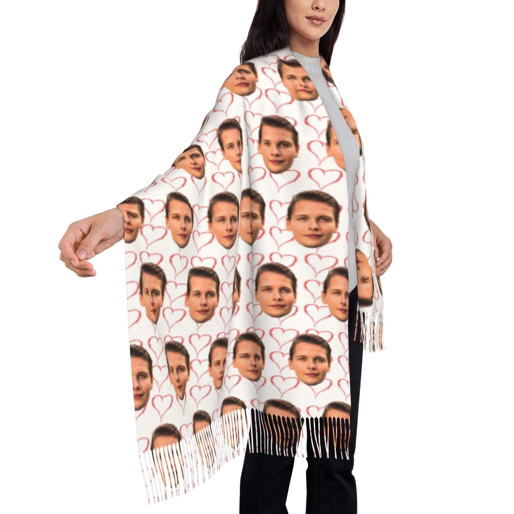 custom photo scarf